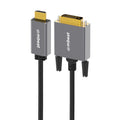 MBEAT (LS) mbeat® Tough Link 1.8m HDMI to DVI Cable  Up to 1080p@60Hz (1920×1080)  Cable Length: 1.8m Package Weight: 163g