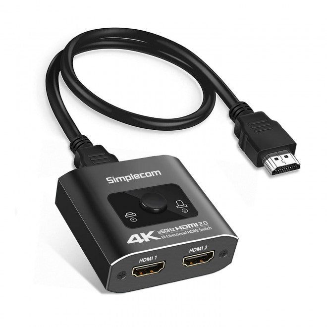 Simplecom (LS)Simplecom CM302 Bi-Directional 2 Way HDMI 2.0 Switch Selector 4K@60Hz HDCP 2.2 (LS> CM302V2)