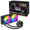 Antec Antec Skeleton 240 ARGB, All-in-One Liquid Cooler, 240mm, PWM ARGB fans, 2000RPM, 72.29CFM, Intel/AMD support, ≤32dB, a