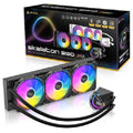 Antec Antec Skeleton 360 ARGB, All-in-One Liquid Cooler, 360mm, PWM ARGB fans, 2000RPM, 72.29CFM, ≤32dB, Intel/AMD support, a