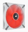 Corsair Corsair ML ELITE Series, ML140 LED ELITE WHITE, 140mm Magnetic Levitation Red LED Fan with AirGuide, Single Pack(LS)