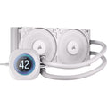 Corsair Corsair NAUTILUS 240 RS LCD Liquid CPU Cooler - White, 240mm rad, LCD pump, 2x PWM fans, 2100 RPM, AM5/LGA1851, coppe