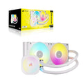 Corsair Corsair iCUE LINK TITAN 240 RX RGB AIO Liquid CPU Cooler - White, 73.5 CFM, 2100 RPM, Aluminum Radiator, Copper Cold 