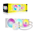 Corsair Corsair iCUE LINK TITAN 360 RX RGB AIO Liquid CPU Cooler - White: 73.5 CFM, 2100 RPM, Aluminum Radiator, Copper Cold 