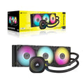 Corsair Corsair iCUE LINK TITAN 360 RX RGB AIO Liquid CPU Cooler - Black, 73.5 CFM, 2100 RPM, Aluminum Radiator, Copper Cold 