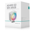DeepCool AG400 ARGB G2 WH Superior Performance 4 Heatpipe Single Tower CPU Cooler