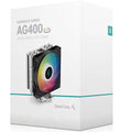 DEEPCOOL DeepCool AG400 ARGB Single Tower CPU Cooler, TDP 220W, 120mm Static ARGB Fan, 4 Direct-Touch Copper Heat Pipes,LGA18