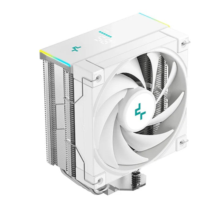 DEEPCOOL DeepCool AK400 DIGITAL SE WH CPU Cooler, Status Display, ARGB LED Strips, 4x Heat Pipe Intel LGA1851/1700/1200/1151/
