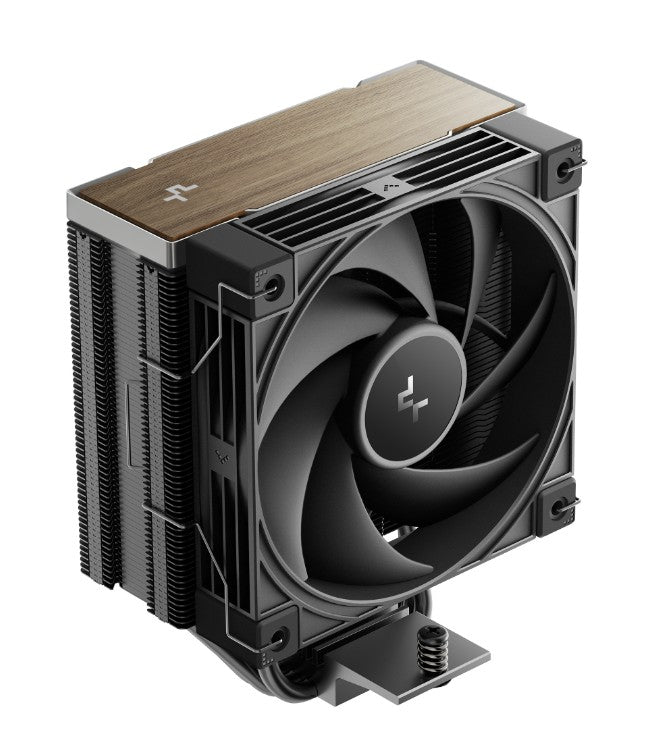 DEEPCOOL DeepCool AK400 G2 Wood Grain Top Cover CPU Cooler, 4 Heat Pipes, 4-pin PWM, Hydro Bearing, Intel LGA1851/1700/1200/1
