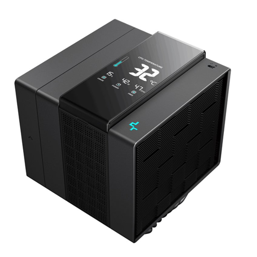 DEEPCOOL DeepCool ASSASSIN IV VC VISION DIGITAL Air Cooler, TDP 300W, Quad-Segmented Dashboard Display, Silent 3-phase 6-slot