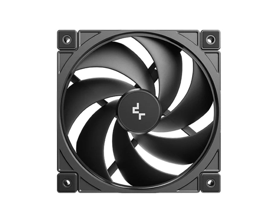 DeepCool FD12 v2  120mm  Performance Integral Blade Silent Ring Case Fans, 4-pin PWM, 500~2500 RPM, Hydro Bearing