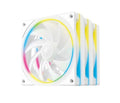 DEEPCOOL DeepCool FL12 SE WH 3 Pack 120mm Performance ARGB Fans , Hydro Bearing 120×120×25 mm(L×W×H)