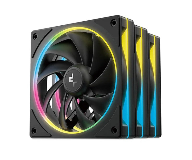 DEEPCOOL DeepCool FL12 SE 3 Pack 120mm Performance ARGB Fans , Hydro Bearing 120×120×25 mm(L×W×H)