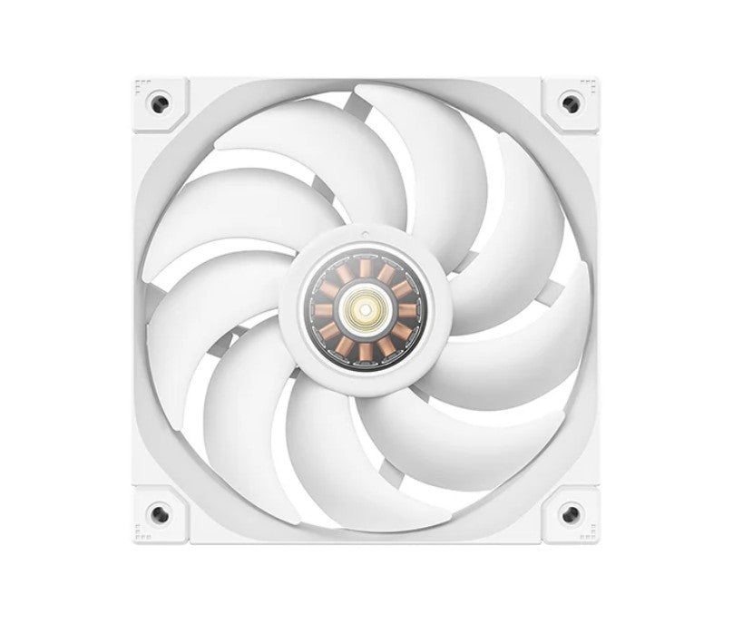 DEEPCOOL DeepCool FL12 White 120mm Unique ARGB Fans, Low Noise, 4-pin PWM, Fluid Dynamic Bearing, Addressable RGB LED