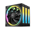 DEEPCOOL DeepCool FL12R 120mm (3-Pack) Unique Addressable RGB  High Performance Fans,  Low Noise, 4-pin PWM, Fluid Dynamic Be