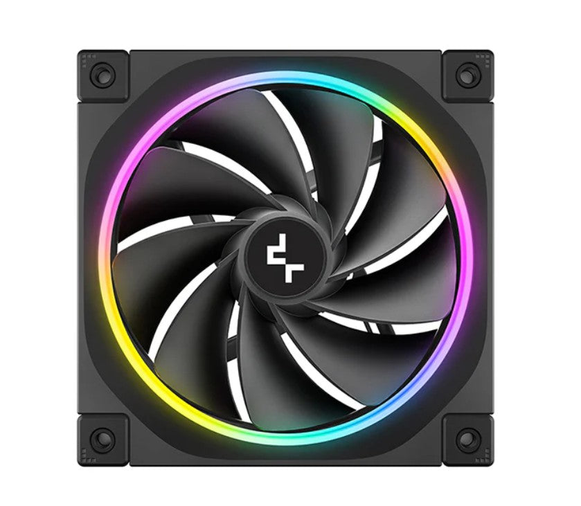 DEEPCOOL DeepCool FL12R 120mm Unique Addressable RGB  High Performance Fans,  Low Noise, 4-pin PWM, Fluid Dynamic Bearing