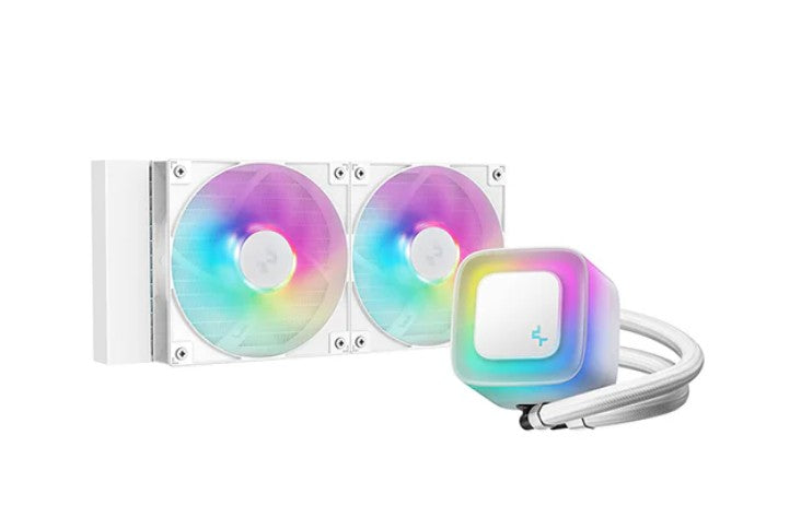 DEEPCOOL DeepCool LE240 V2 Liquid Cooler 240mm 6th Gen Pump up to 3400 PWM, Hydro Bearing, IntelLGA1851/1700/1200/1151/1150/1
