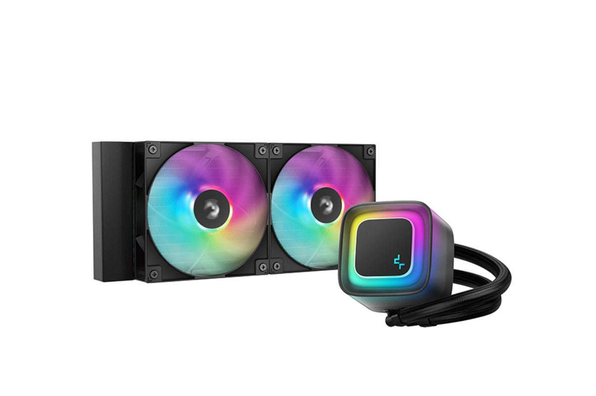 DEEPCOOL DeepCool LE240 V2 Liquid Cooler 240mm 6th Gen Pump up to 3400 PWM, Hydro Bearing, IntelLGA1851/1700/1200/1151/1150/1