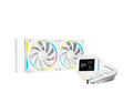 DEEPCOOL DeepCool LM240 WH ARGB Liquid Cooler With Mini LCD Screen IntelLGA1851/1700/1200/1151/1150/1155 AMDAM5/AM4