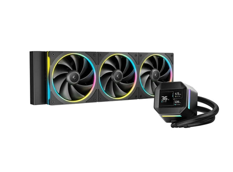 DEEPCOOL DeepCool LM360 ARGB Liquid Cooler Mini LCD Screen, 2.4" IPS, 320×240 Resolution , Intel LGA1851/1700/1200 + More, AM