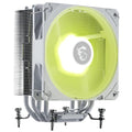 MSI MAG COREFROZR AA13 - WHITE – 120×120×25mm, 2070RPM, 62.6CFM, 30.1dBA, 4×Ø6mm, 152×121×94.5mm, ARGB, AM4/AM5, LGA1700/1851, PWM, 40Khrs, 1.44W