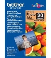 Brother Brother 6x4 Prem Gloss Paper 20Pk,  260 GSM (LS)