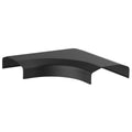 Brateck Brateck Plastic Cable Cover Joint L Shape Material:ABS Dimensions 127x127x21.5mm - Black (LS)