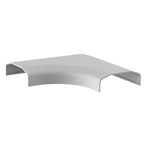 Brateck Brateck Plastic Cable Cover Joint L Shape Material:ABS Dimensions 127x127x21.5mm - White (LS)