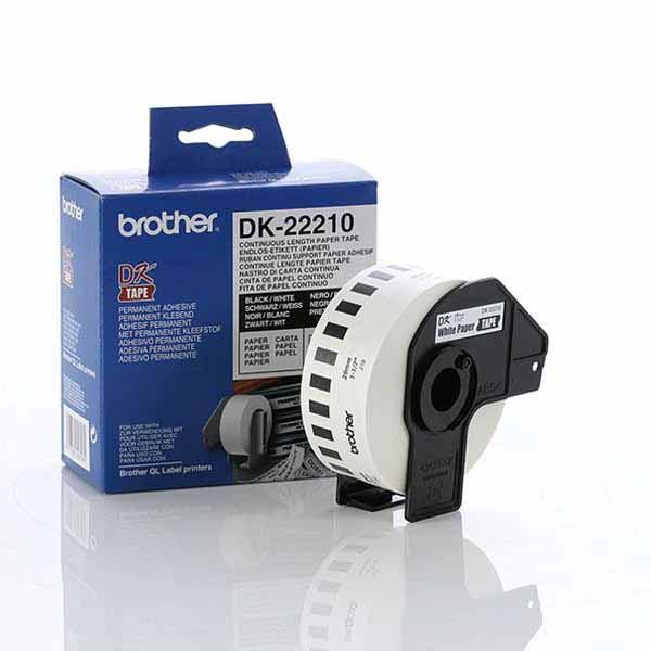 Brother Brother White Cont. Paper Roll Direct Thermal Roll 2.9x 30.5m