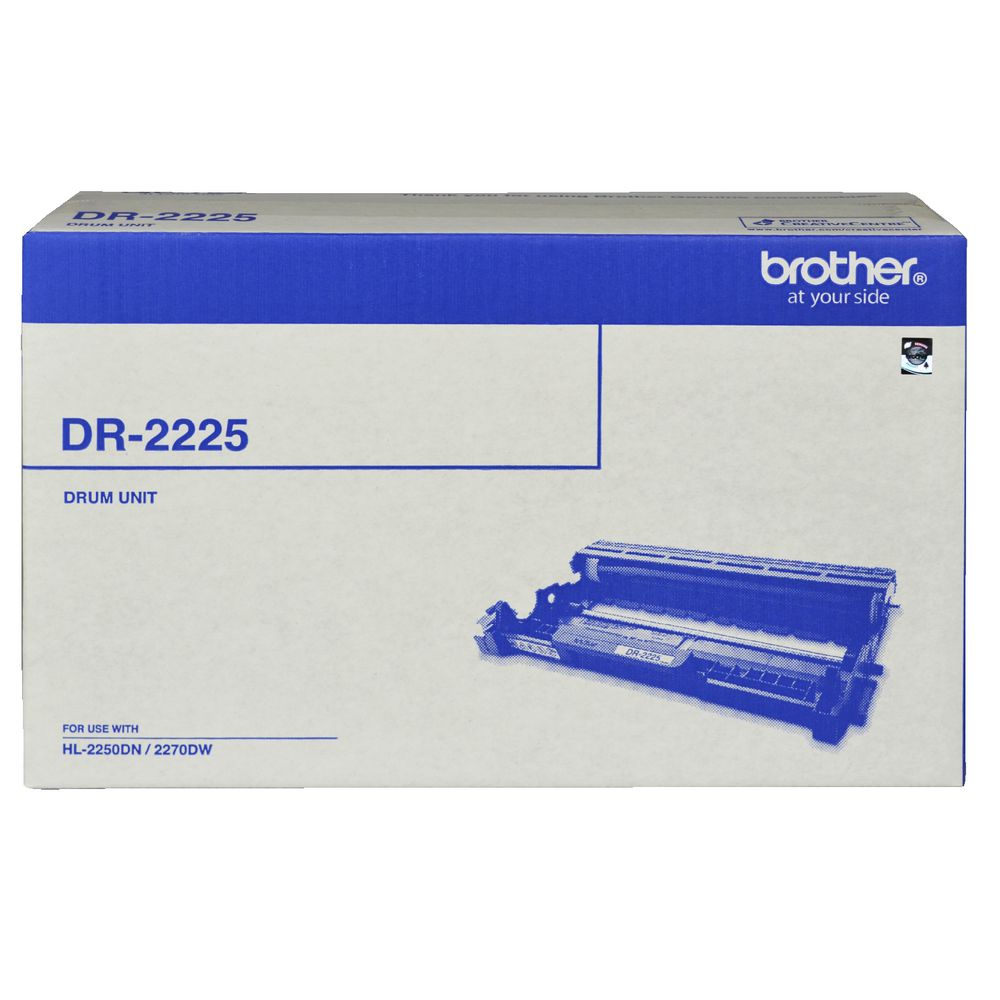 Brother Brother DR-2225 Mono Laser Drum- HL-2130/2132/2240D/2242D/2250DN/2270DW, DCP-7055/7060D/7065DN, MFC-7360N/7362N/7460D