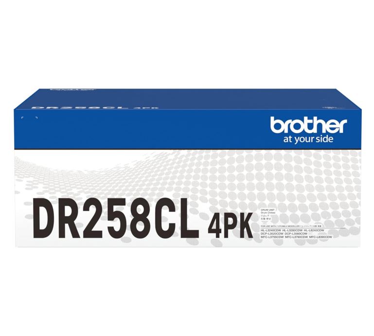 Brother Brother DR-258CL DRUM UNIT TO SUIT MFC-L8390CDW/MFC-L3760CDW/MFC-L3755CDW/DCP-L3560CDW/DCP-L3520CDW/HL-L8240CDW/HL-L3