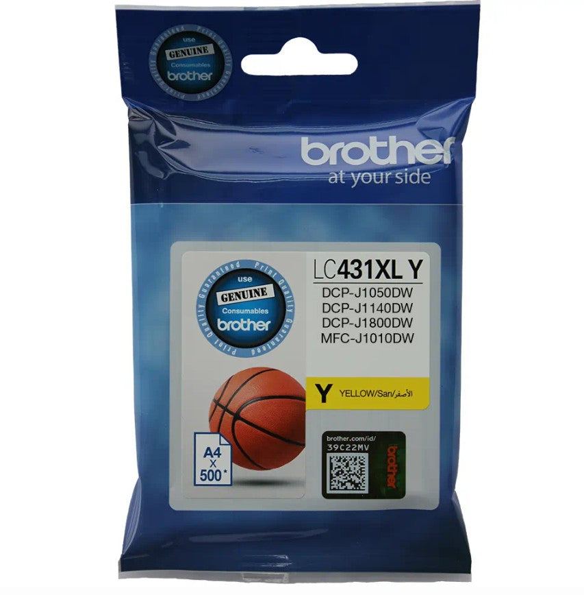 Brother Brother *NEW* YELLOW INK CARTRIDGE TO SUIT DCP-J1800DW -UP TO 500 PAGES