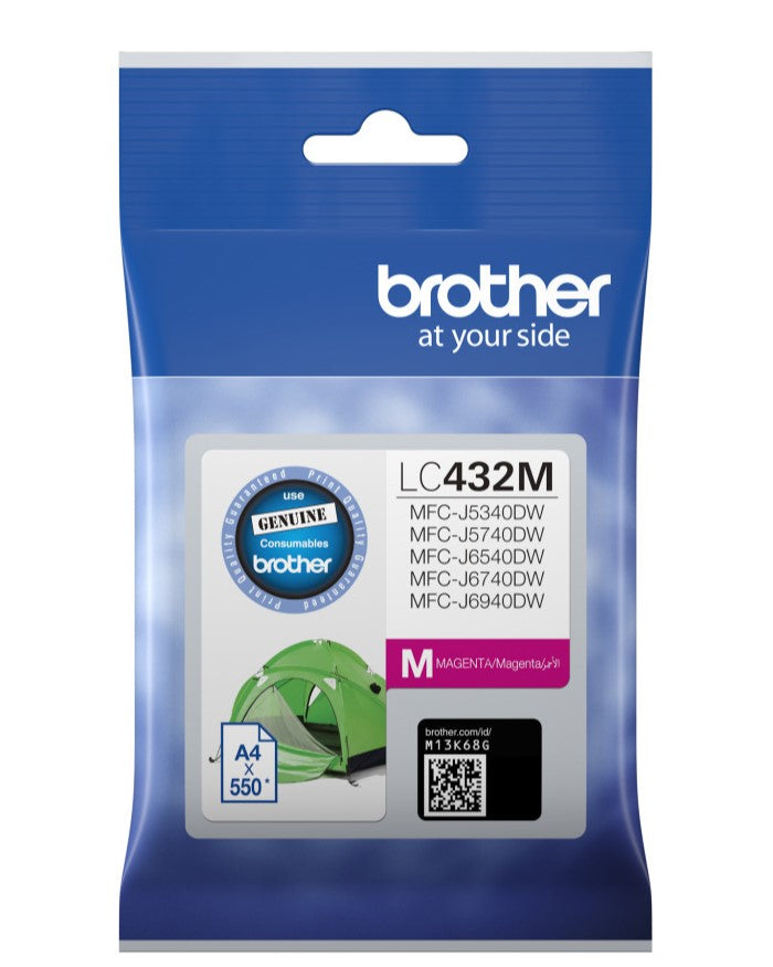 MAGENTA INK CARTRIDGE TO SUIT MFC-J5340DW/MFC-J5740DW/MFC-J6540DW/MFC-J6740DW/MFC-J6940DW -UP TO 550 PAGES