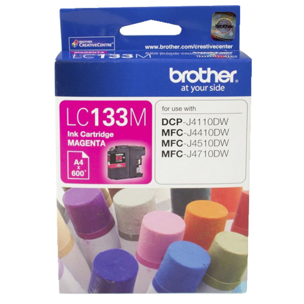 Brother Brother LC-133M Magenta Ink -600 p- MFC-J6520DW/J6720DW/J6920DW and DCP-J4110DW/MFC-J4410DW etc.