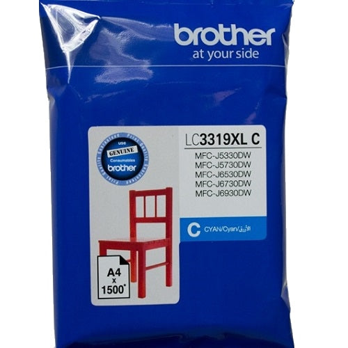Brother Brother LC-3319 XL Cyan to Suit - J5330DW/J5730DW/J6530DW/J6730DW/J6930DW