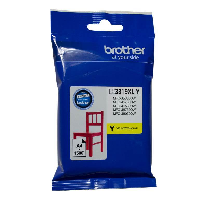 Brother Brother LC-3319 XL Yellow  to Suit - J5330DW/J5730DW/J6530DW/J6730DW/J6930DW