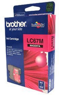Brother Brother LC-67M Megenta Ink Cartridge- to suit DCP-385C/395CN/585CW/6690CW/J715W, MFC-490CW/5490CN/5890CN/6490CW/6890C