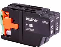 Brother Brother LC-73 Black Ink Cartridge Twin Pack-DCP-J525W/J725DW/J925DW, MFC-J6510DW/J6710DW/J6910DW/J5910DW/J430W/J432W/