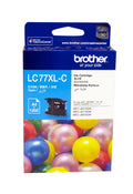 Brother Brother LC-77XLC Cyan Super High Yield Ink Cartridge- MFC-J6510DW/J6710DW/J6910DW/J5910DW - up to 1200 pages