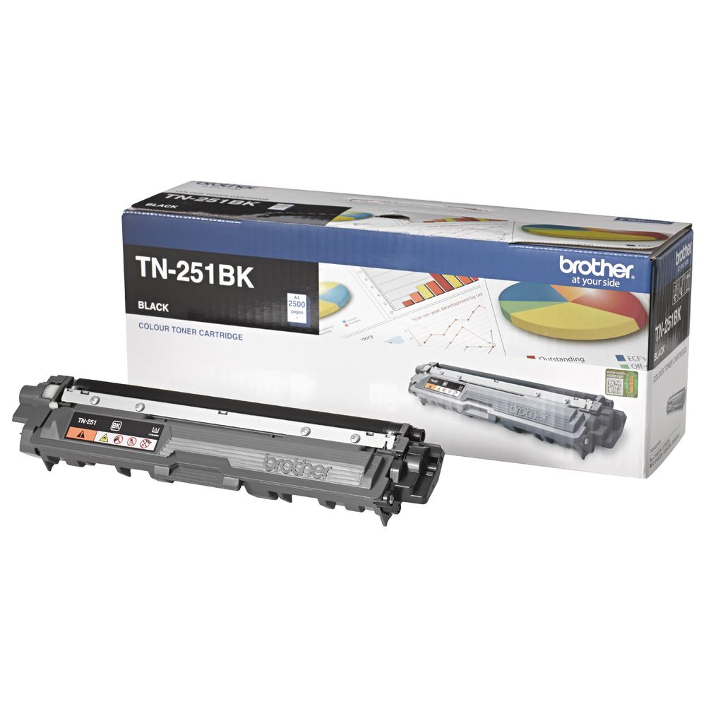 Brother Brother TN-251BK BLACK TONER CARTRIDGE TO SUIT HL-3150CDN/3170CDW/MFC-9140CDN/9330CDW/9335CDW/9340CDW /DCP-9015CDW (2