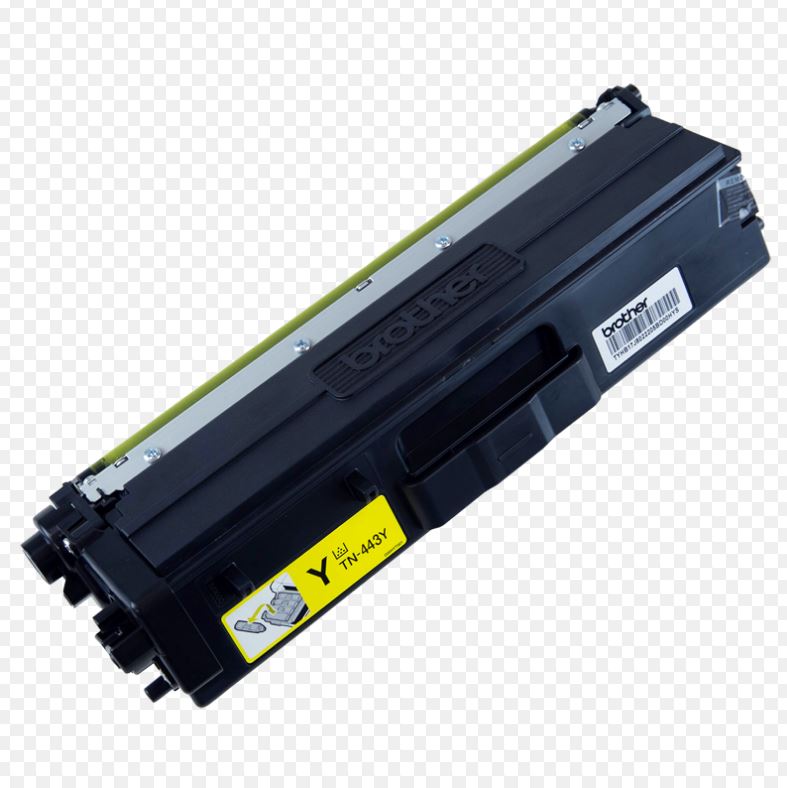 Brother Brother TN-443Y Colour Laser Toner- High Yield Yellow- to suit HL-L8260CDN/8360CDW MFC-L8690CDW/L8900CDW - 4,000Pages