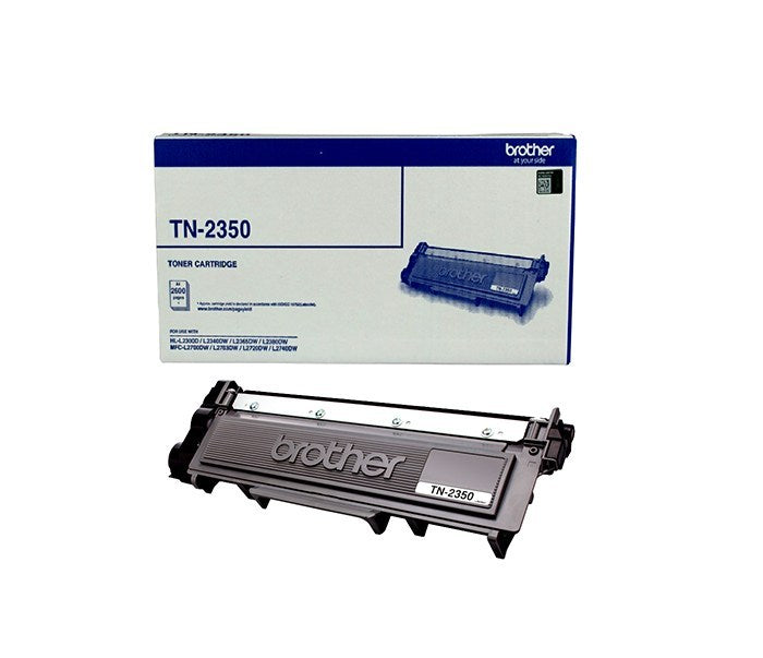 Brother Brother TN-2350 Mono Laser Toner- High Yield Cartridge, HL-L2300D/L2305W/L2340DW/L2365DW/2380DW/MFC-L2700DW/2703DW/27