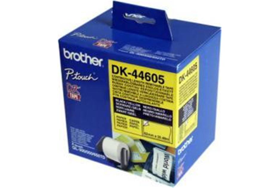Brother Brother Yellow 62mmx30.48m Roll PTouch QL-500/550/650TD