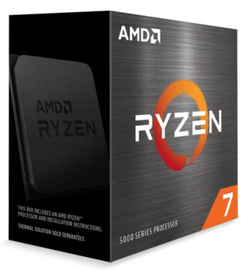 AMD-P AMD Ryzen 7 5800X Zen 3 CPU 8C/16T TDP 105W Boost Up To 4.7GHz Base 3.8GHz Total Cache 36MB No Cooler (AMDCPU) (RYZEN50