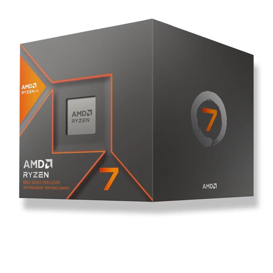 AMD AMD Ryzen 7 8700G 8 Cores/16Threads, 65 watts, Max Freq 5.150Ghz, 24MB Cache, Wraith Spire Cooler, Radeon™ Graphics