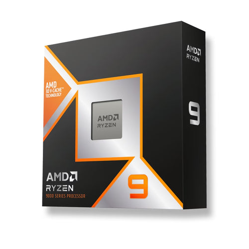 AMD AMD Ryzen 9 9900X3D, 12Cores/24Threads, 120 watts, Max Freq 5.5Ghz, 140MB Cache, WOF, Radeon™ Graphics
