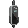 MSI Portable EV Charger Grey Ezgo 10A+15A+Home kit, Single Phase, 230V, 1PH, 2.3KW & 3.4KW, 5M Type 2 Charging gun, 1.8'LCD,  IP66, 1.5T, Bluetooth
