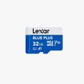 Lexar BLUE PLUS microSDXC UHS-I  Card 32GB Blue Plus Lexar , C10, U3, V30, A2, 32GB，Up to 100MB/s read