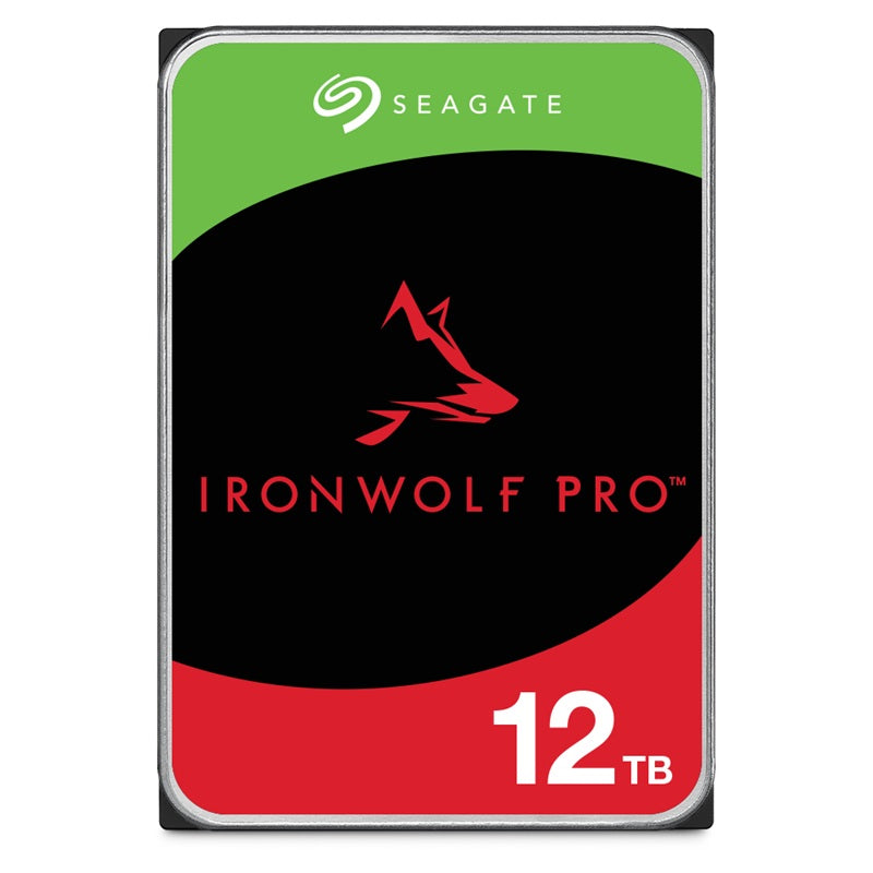 Seagate 12TB 3.5" IronWolf PRO SATA 6Gb/s  7200RPM 256MB Cache HDD. 5 Years Warranty
