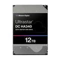 Western Digital 0B47063 Ultrastar DC HA340 Data Center 3.5' SATA HDD - 12TB Read/Wright 150/465 IOPS SATA 267MB/s 7200 RPM WUS721212BLE6L4